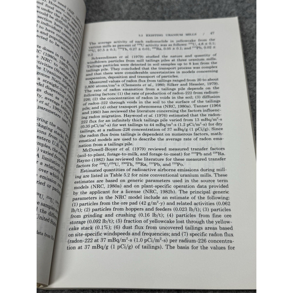 NCRP Report 92 Public Radiation Exposure Nuclear Power Generation US