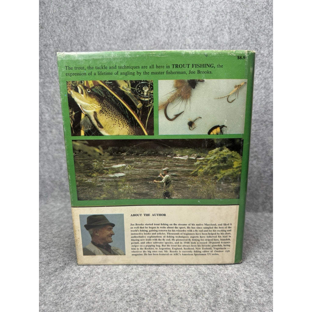 1972 Trout Fishing Joe Brooks First Edition Fly Fishing HC Dust Jacket
