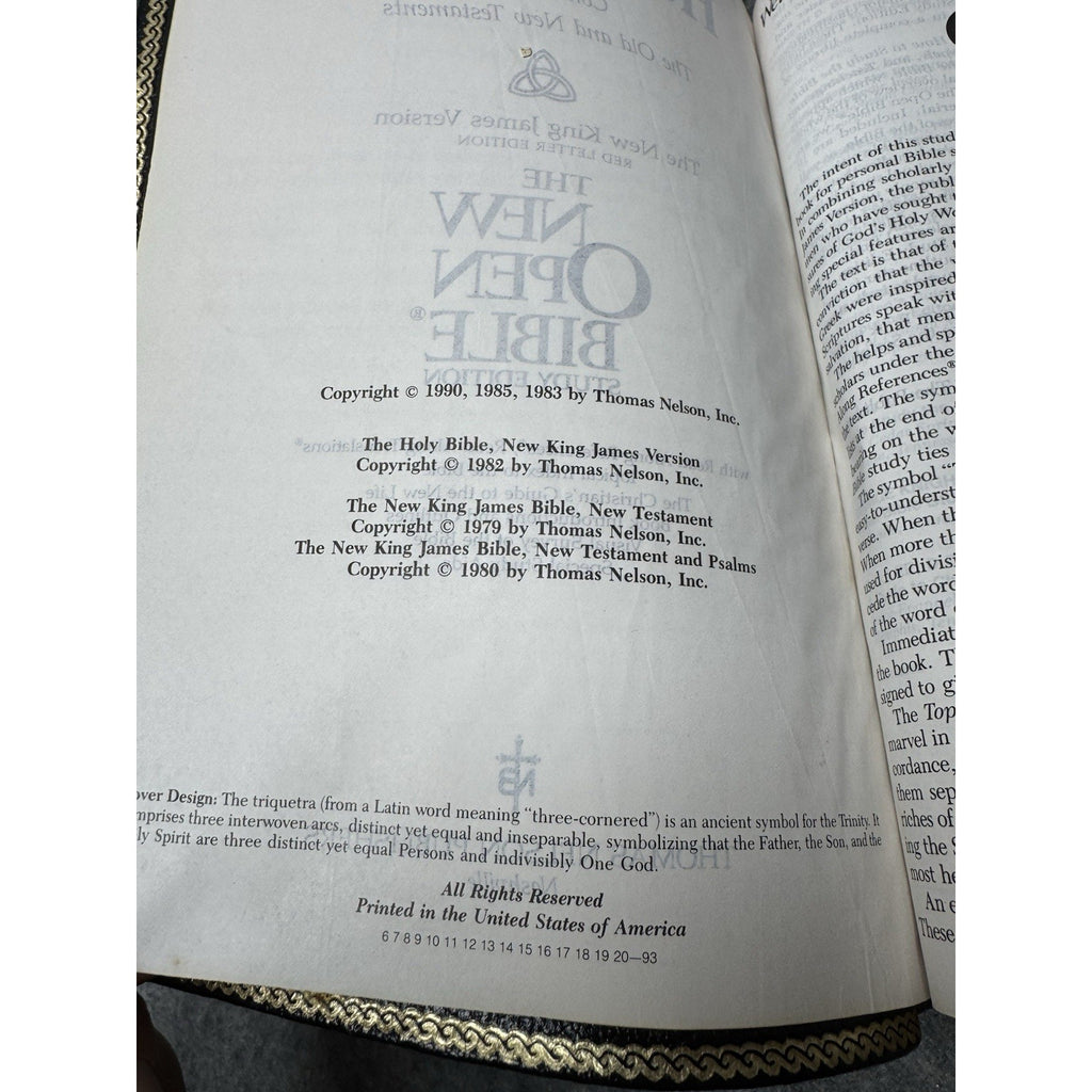Holy Bible 150th World YMCA Anniversary Edition: The New Open Bible Study...