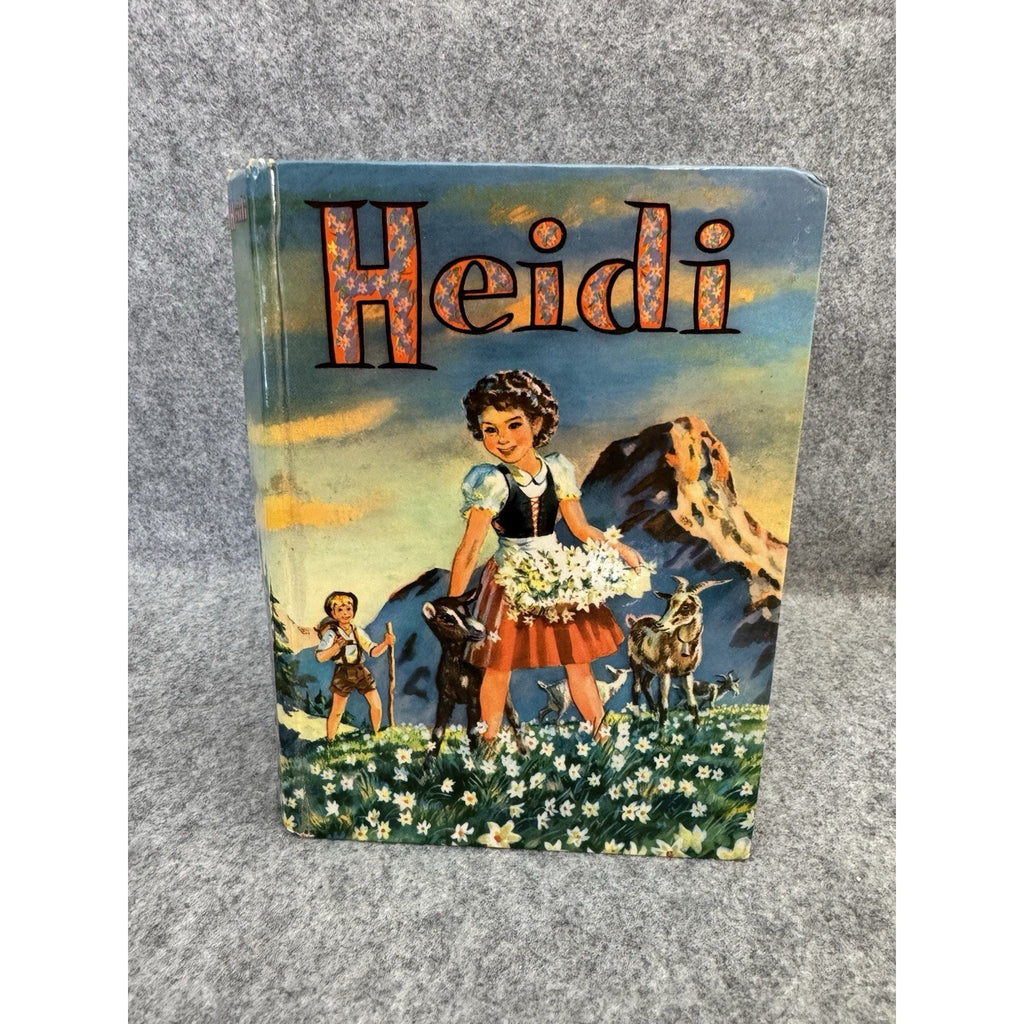 Heidi Johanna Spyri 1955 Whitman Publishing HC Illustrated Janet Smalley