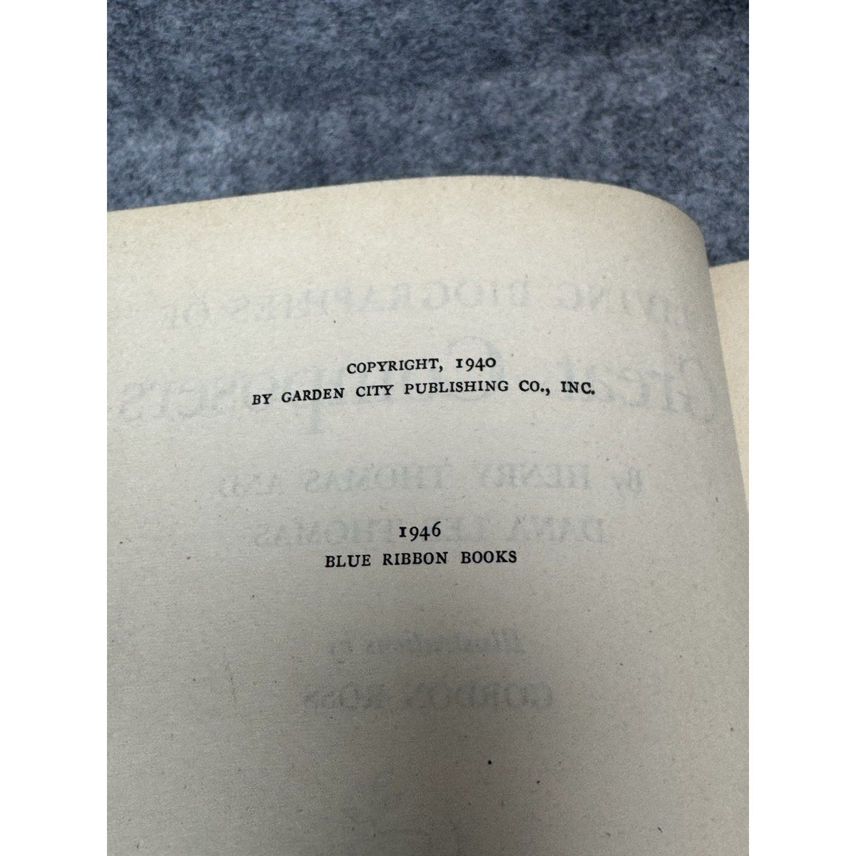 1946 Living Biographies of Great Composers Thomas Illustrated Hardcover