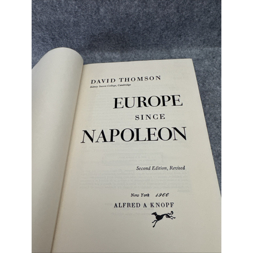 Europe Since Napoleon by David Thomson - 1966 HC