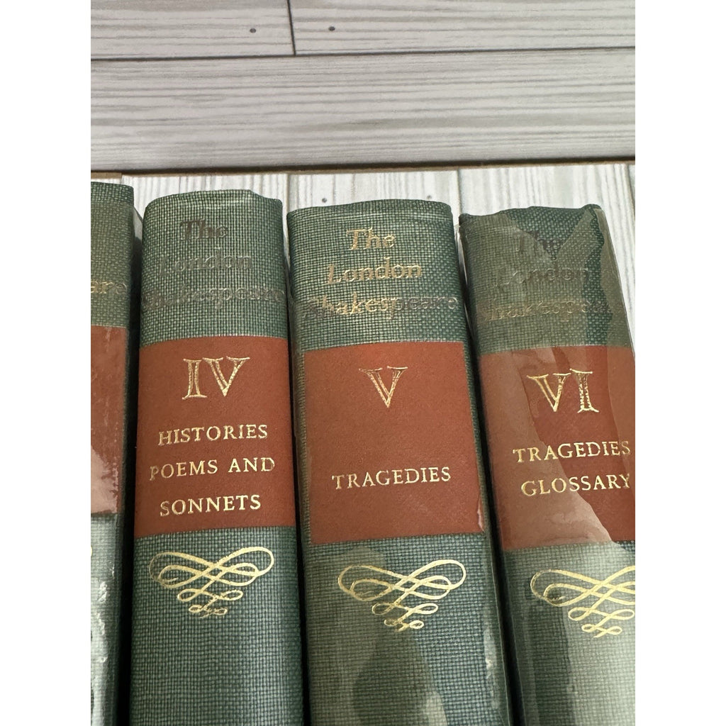 London Shakespeare 6 Vol Set Eyre Spottiswoode 1957 HC Comedies Histories