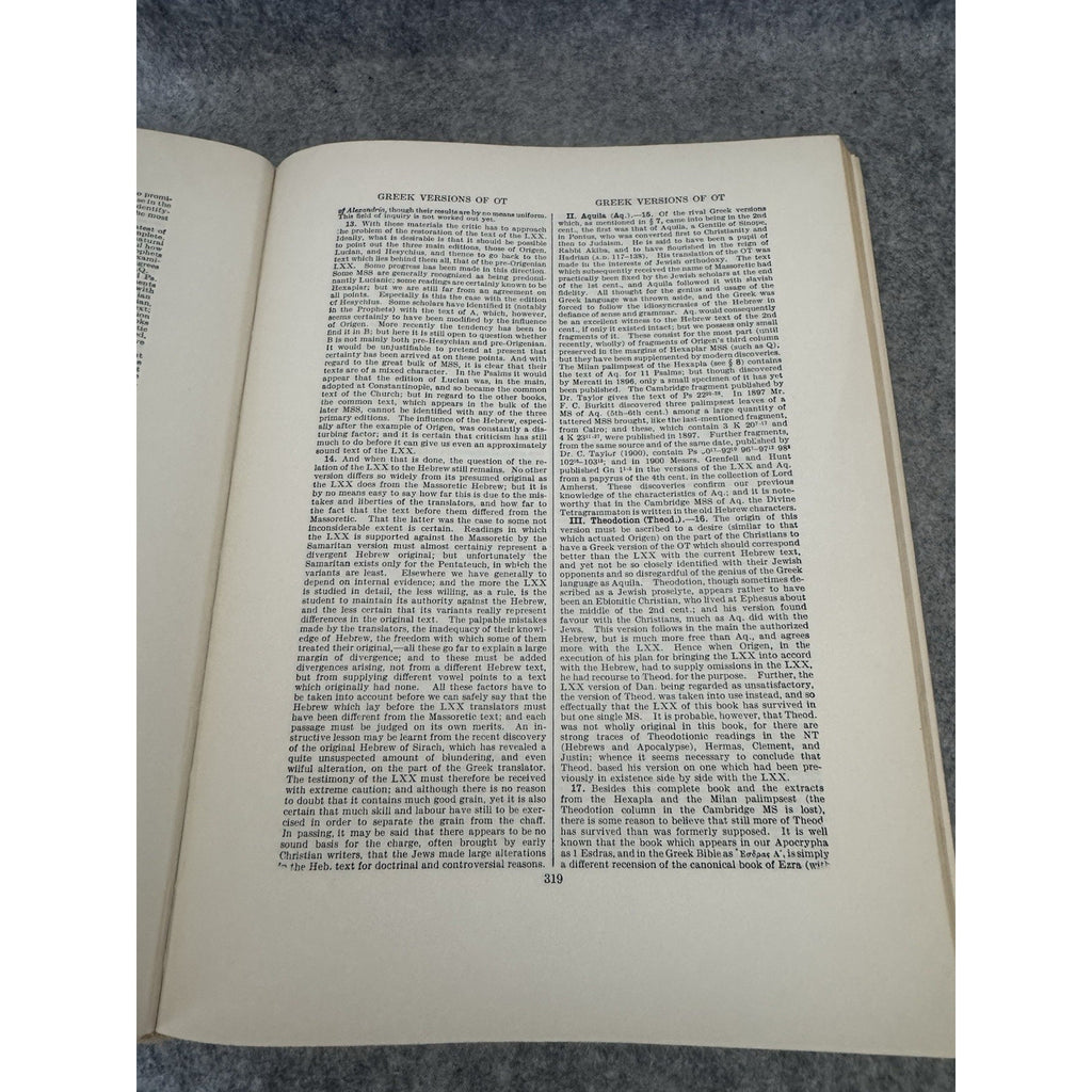 Dictionary of the Bible James Hastings 1952 HC Charles Scribner’s Sons