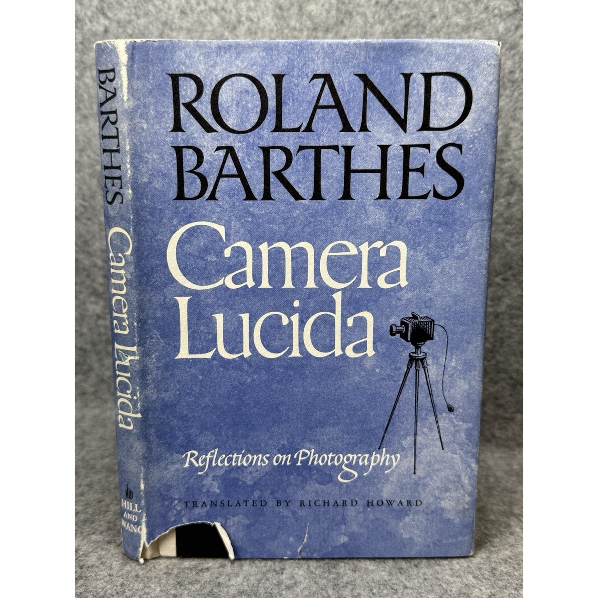 Camera Lucida Roland Barthes 1981 First American Edition Photography HC DJ