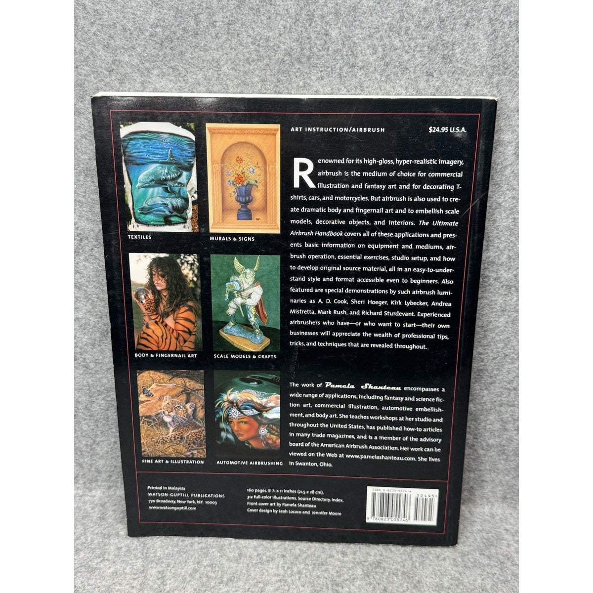 2002 The Ultimate Airbrush Handbook Pamela Shanteau Painting Art Illustrated