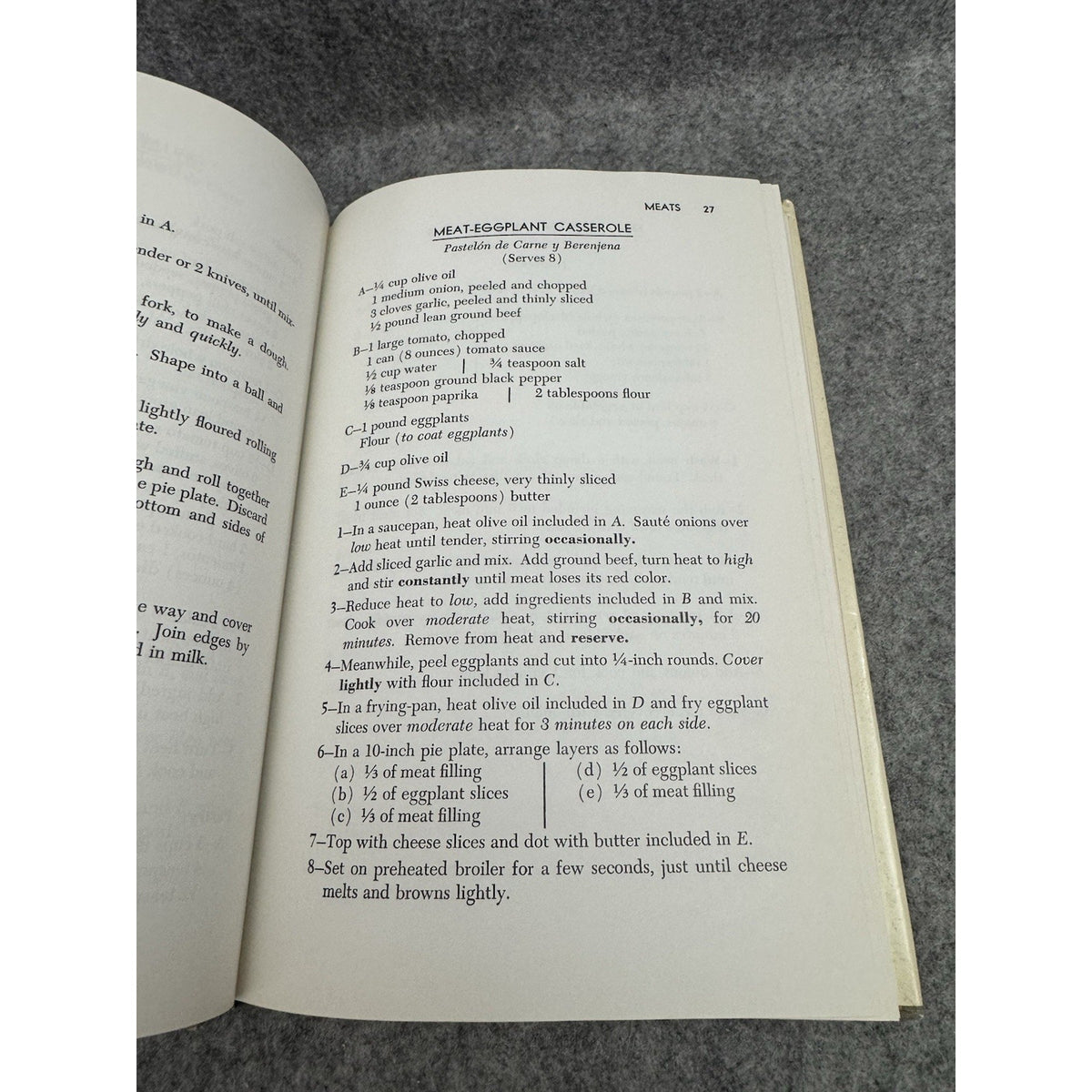 Puerto Rican Cookery 1975 HC/DJ Carmen Aboy Valldejuli 1st Ed