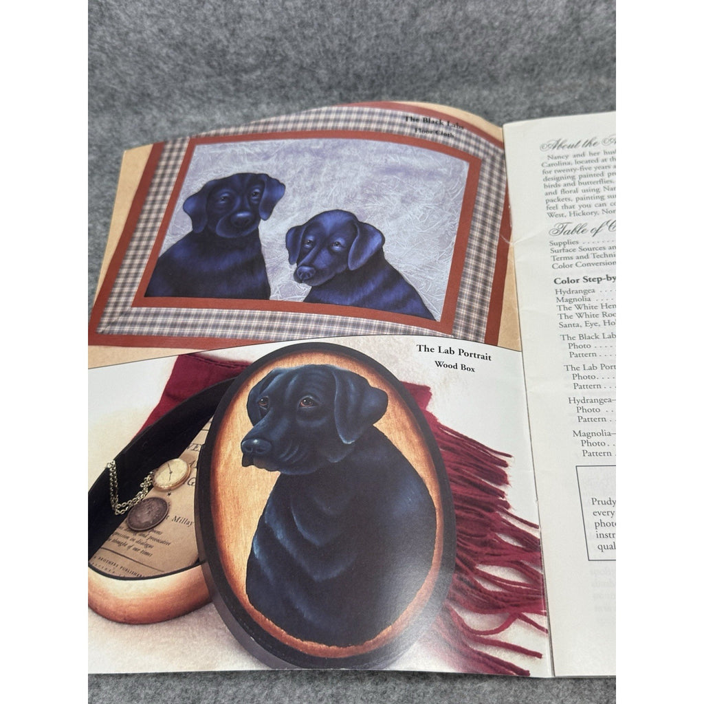 Floor Cloths Etc Nancy Dale Kinney Tole Painting Patterns Flowers Labs Christmas