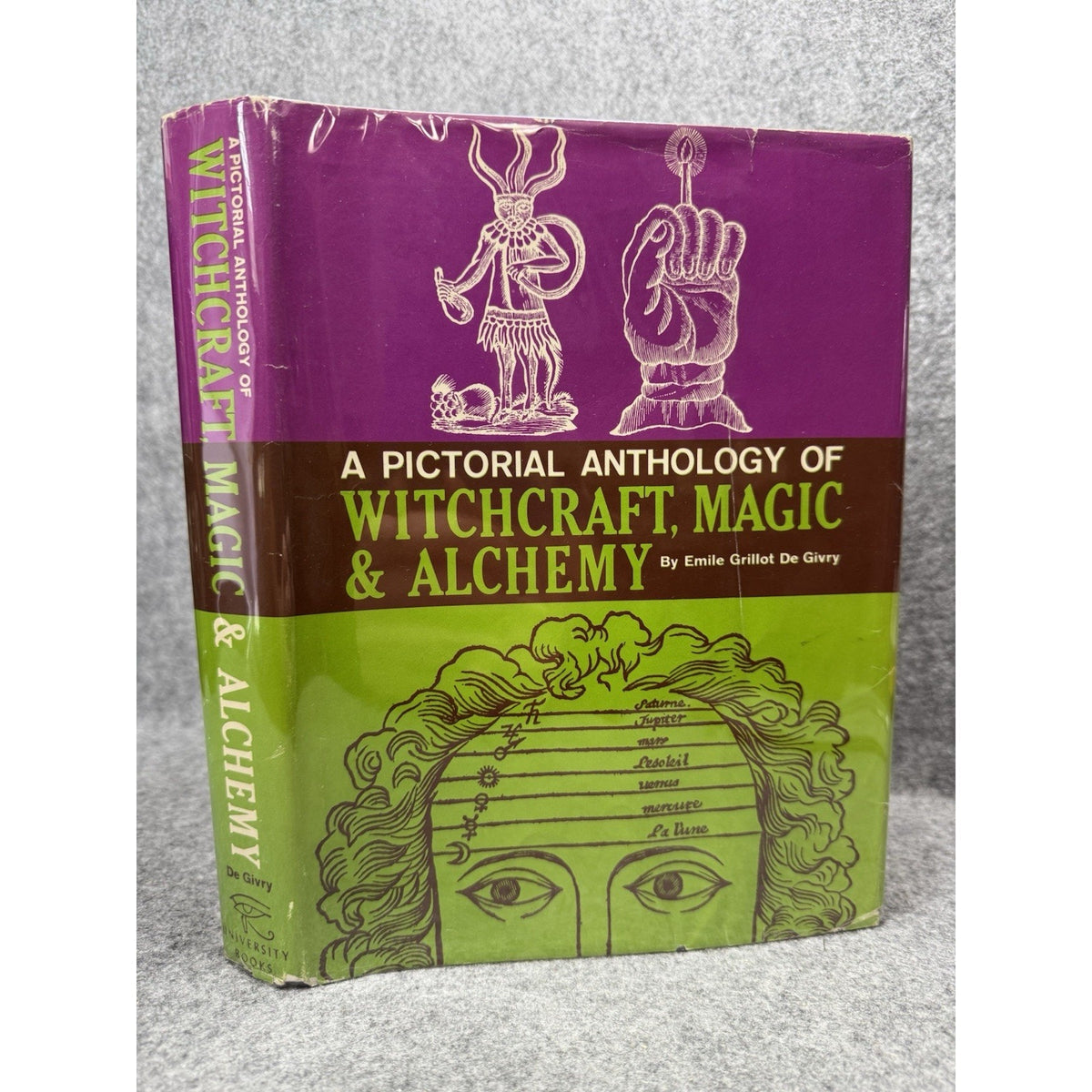 1958 Witchcraft Magic & Alchemy De Givry 1st American HC DJ Unclipped Occult