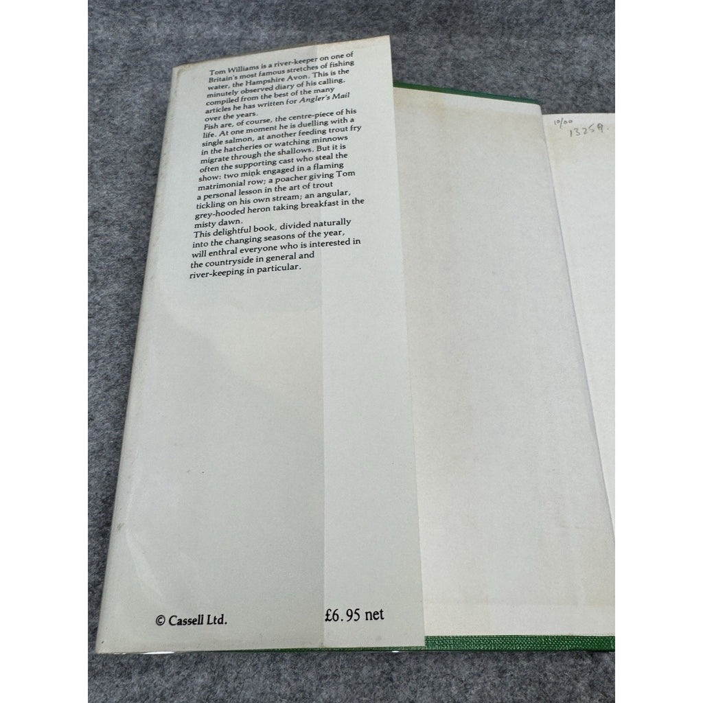 A River for All Seasons Tom Williams Signed 1980 First Edition HC/DJ