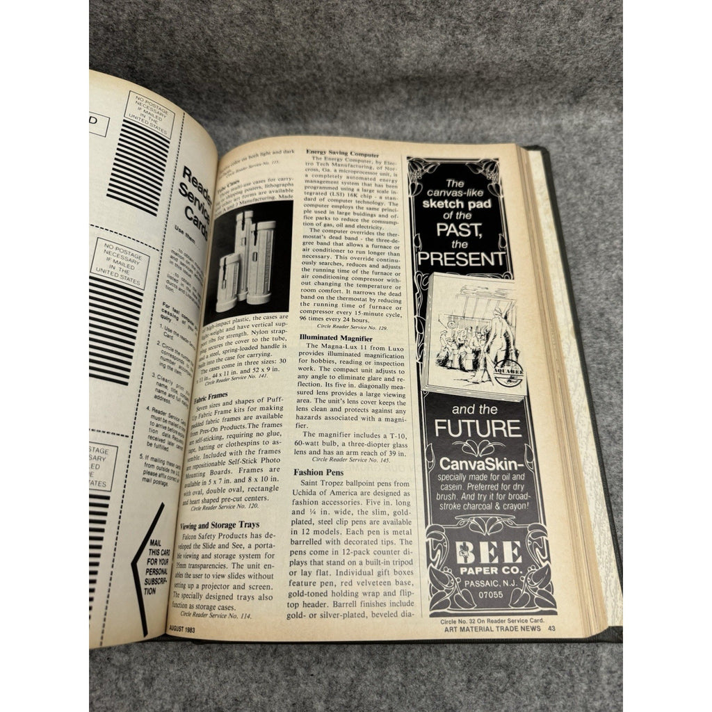 Art Material Trade News Vol 35 1983 Bound Annual HC Art Supply Industry