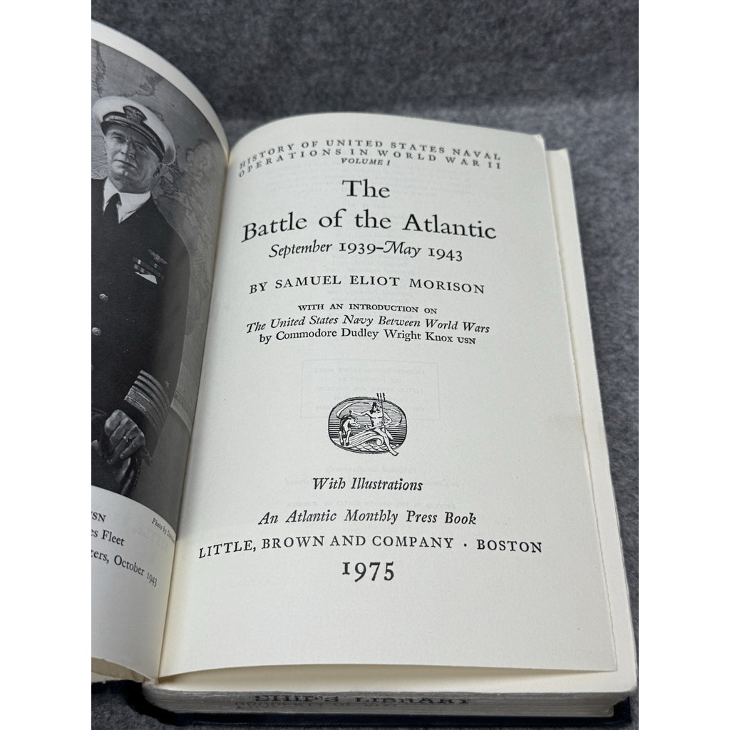 Battle of the Atlantic 1939-1943 Morison WWII Naval History Vol 1 1975