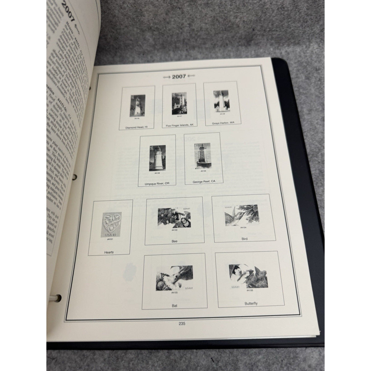 Mystic Historic Postage Stamps of the United States Album Binder Empty 2018