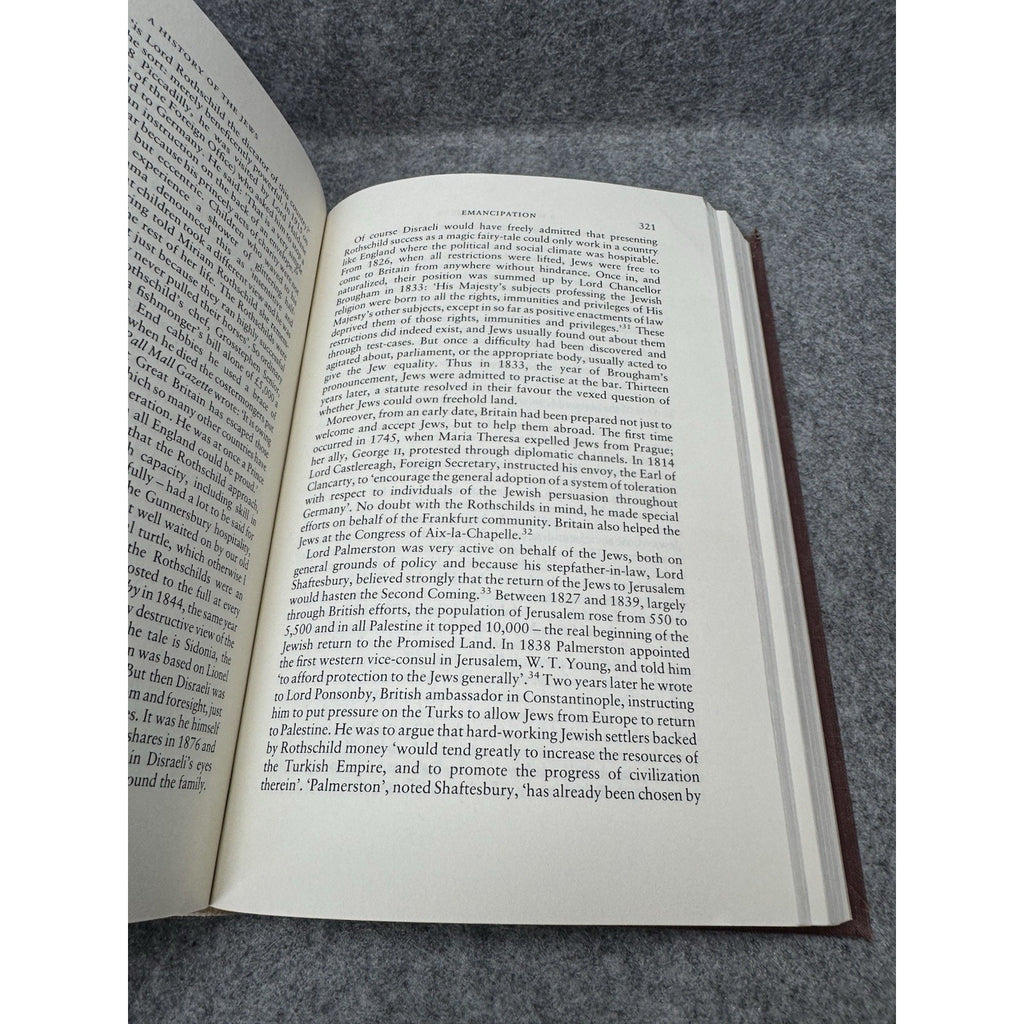 A History of the Jews Paul Johnson 1987 First US Edition Hardcover Judaica