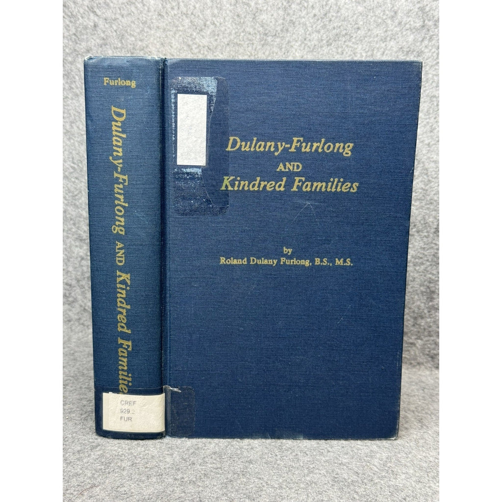 Dulany-Furlong and Kindred Families 1975 Genealogy Family History Hardcover