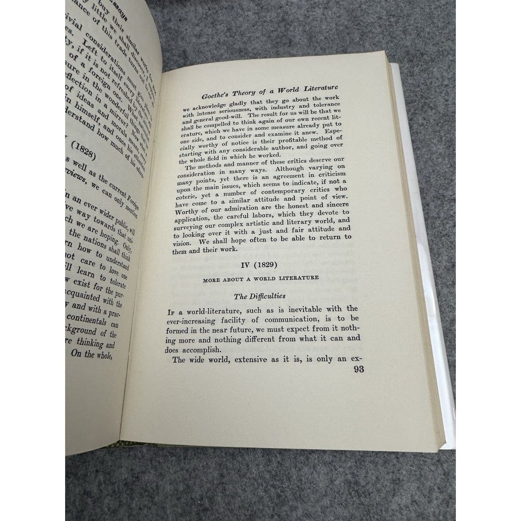 1964 Goethe’s Literary Essays HC DJ J E Spingarn Frederick Ungar