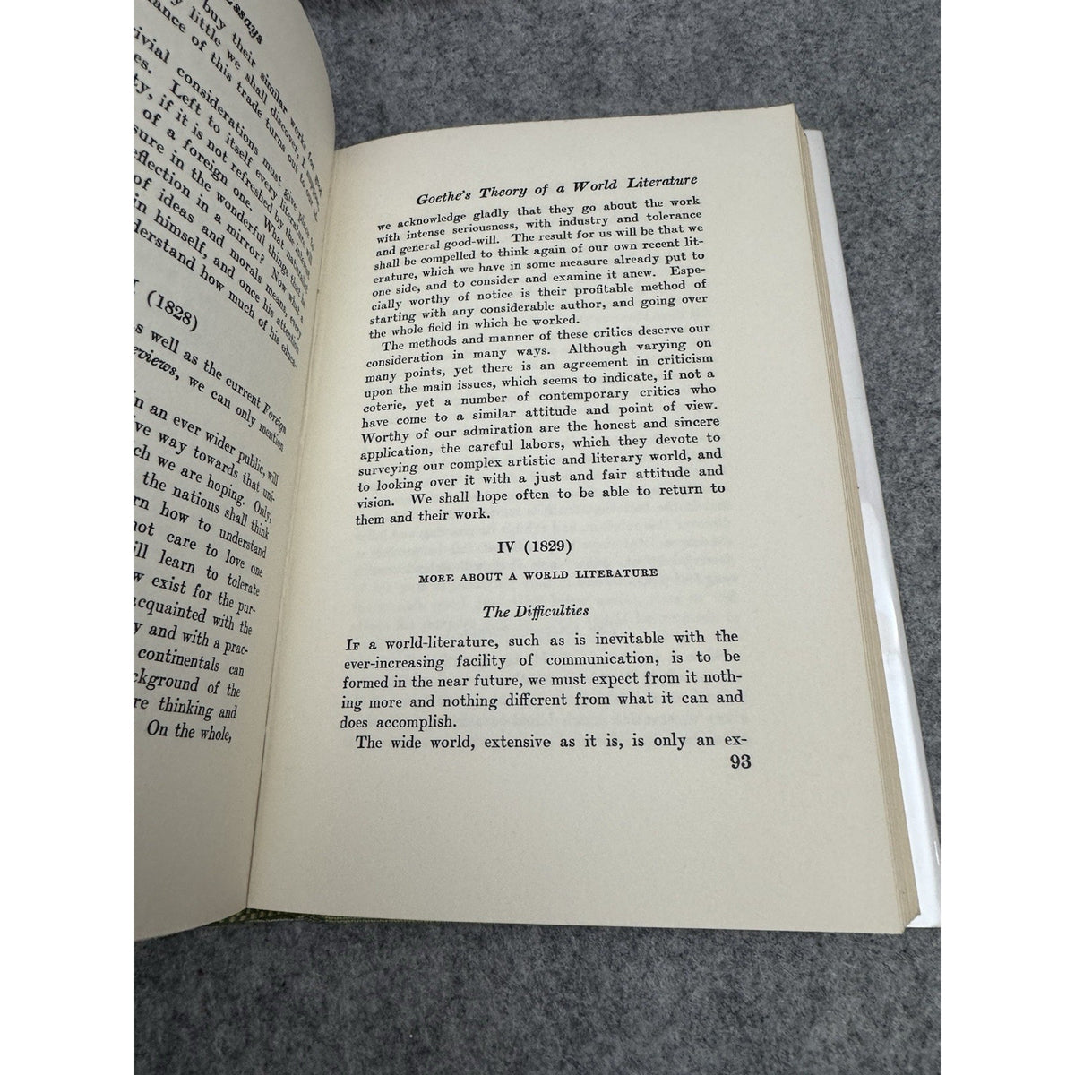1964 Goethe’s Literary Essays HC DJ J E Spingarn Frederick Ungar