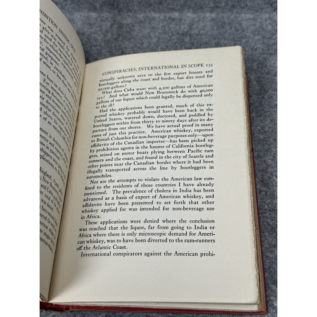 SIGNED Prohibition Inside Out Roy A Haynes 1st Ed Prohibition Commissioner