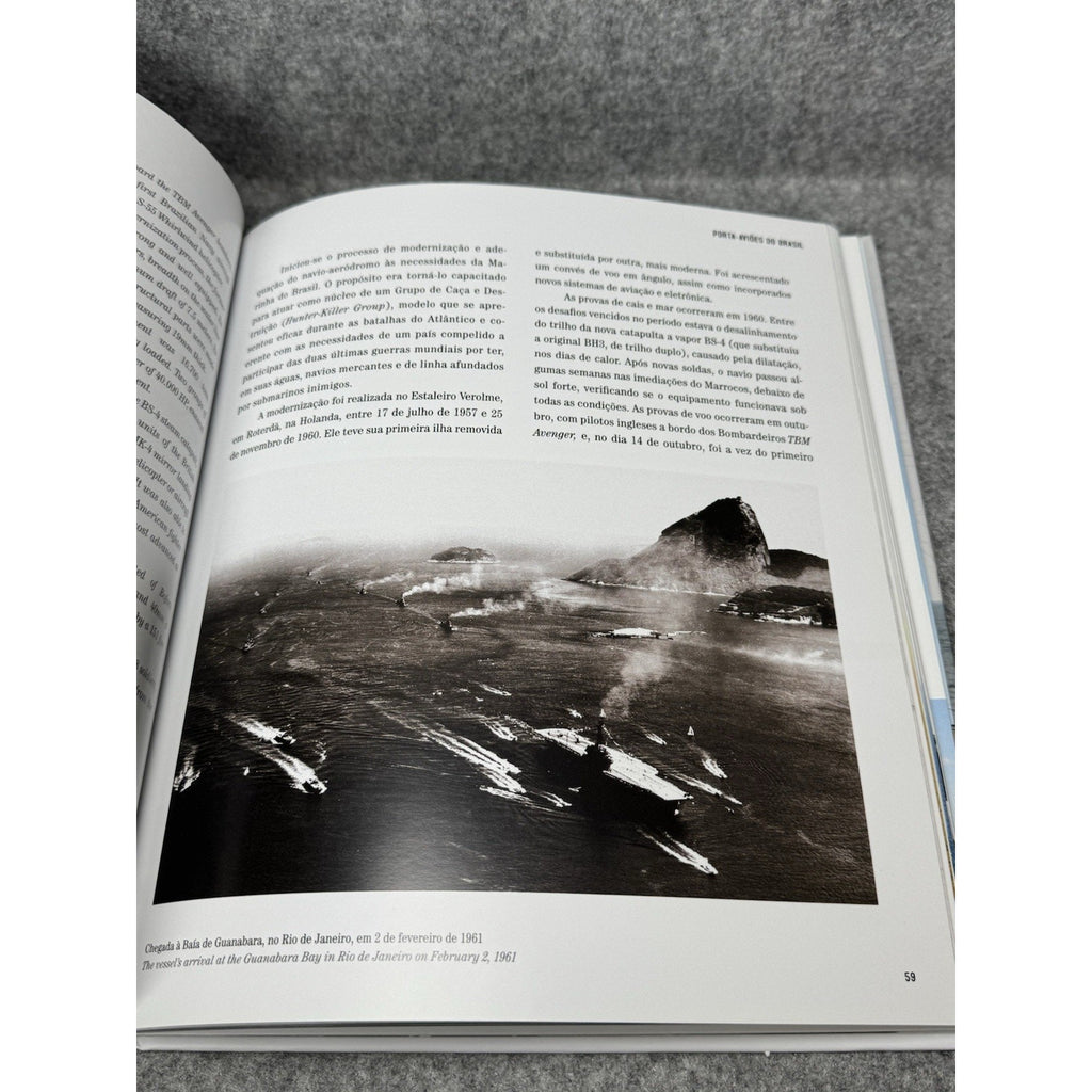 Brazilian Aircraft Carriers Porta-Avioes do Brasil 2012 Inscribed Navy HC