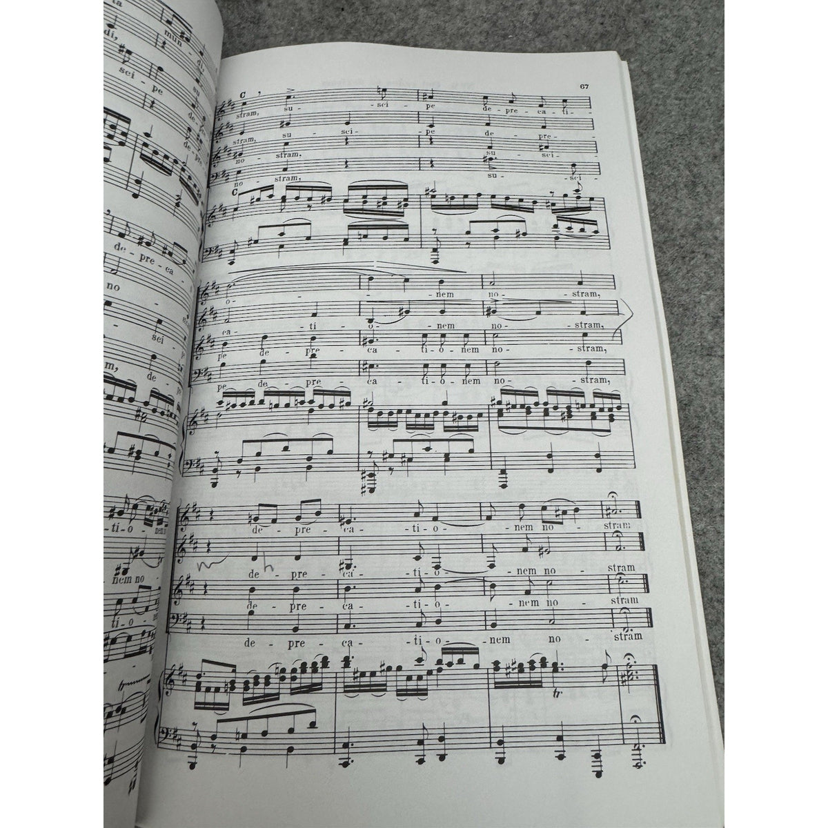 J.S. Bach Sacred Choral Works Mass in B Minor Vocal Score Schirmer