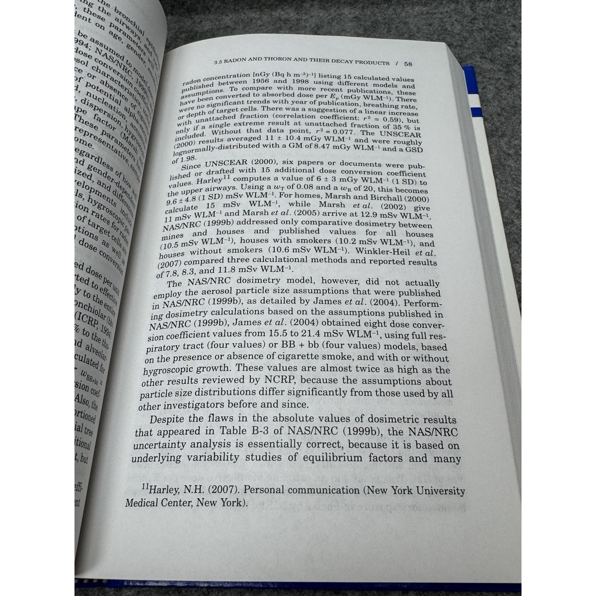 NCRP Report 160 Ionizing Radiation Exposure US Population 2009 Hardcover