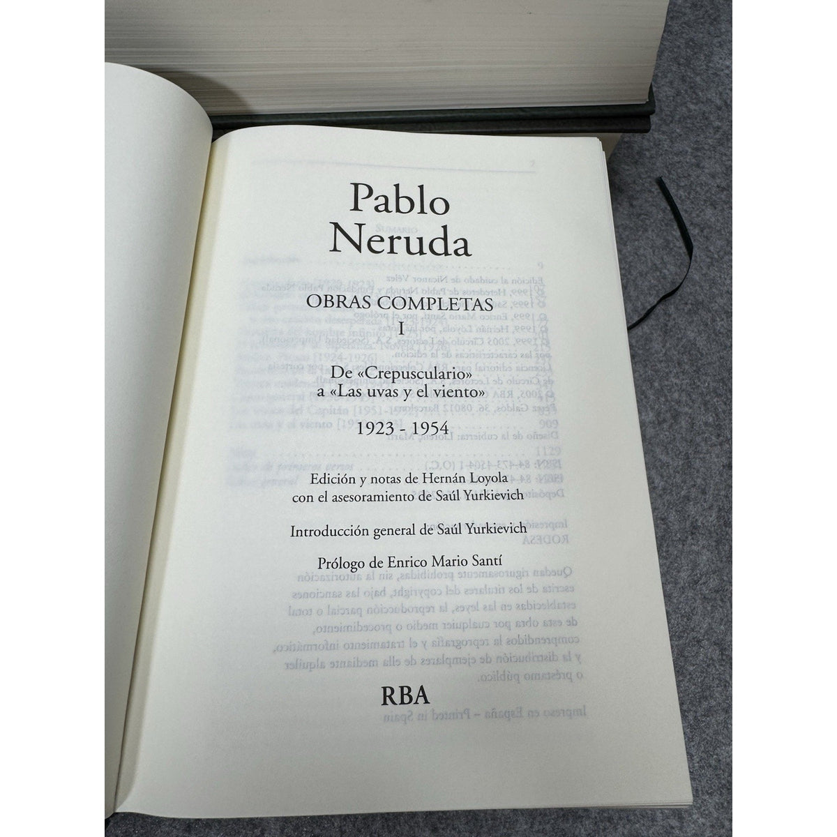 Pablo Neruda Obras Completas Complete 3 Volume HC Set RBA Instituto Cervantes