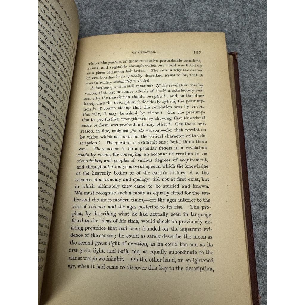 The Testimony of the Rocks Hugh Miller Antique Illustrated Geology Theology HC