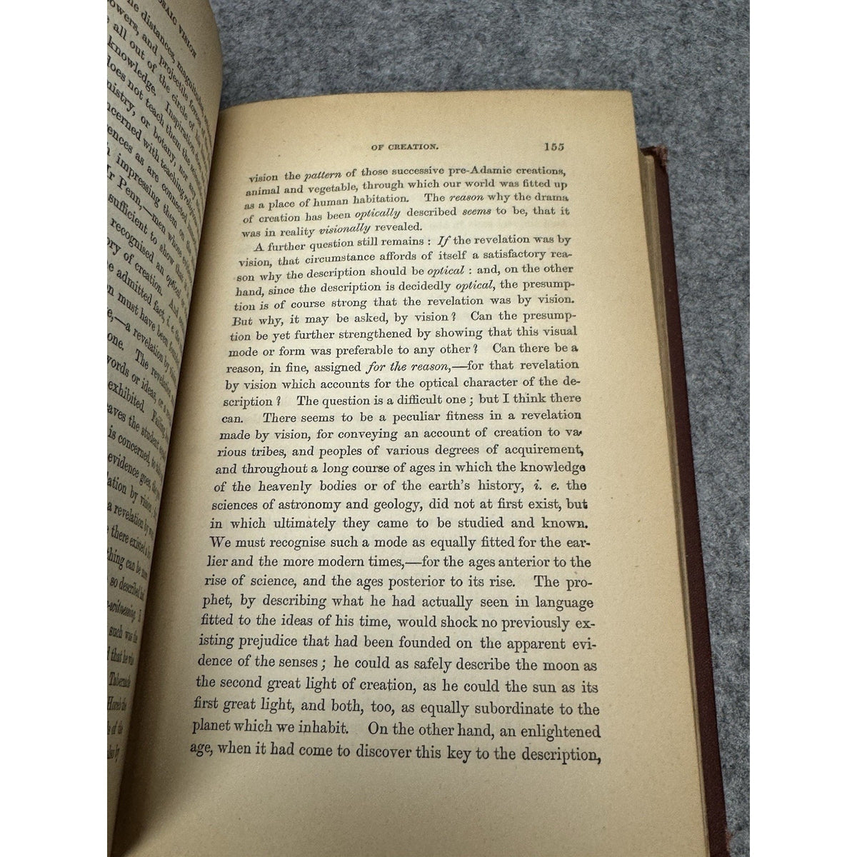 The Testimony of the Rocks Hugh Miller Antique Illustrated Geology Theology HC
