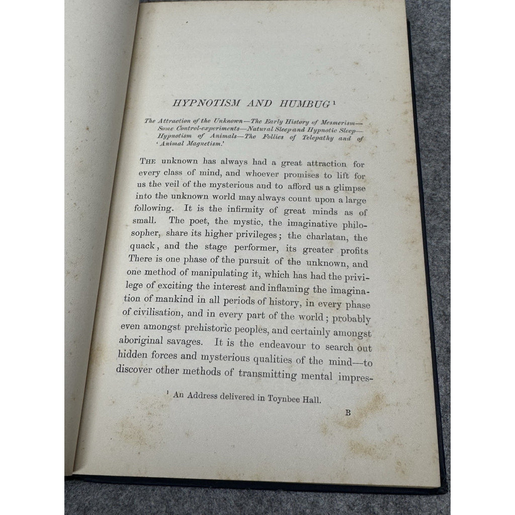 1896 Hypnotism Mesmerism & New Witchcraft Hart Occult Psychology Illustrated