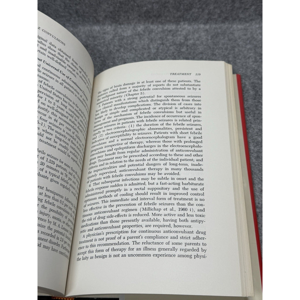 1968 Febrile Convulsions J Gordon Millichap First Printing HC w/DJ