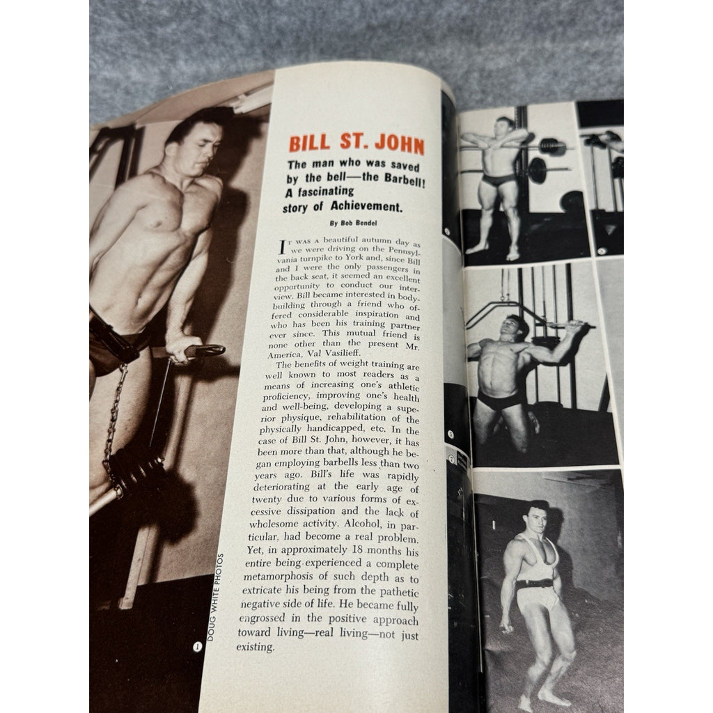 Muscular Development July 1965 Bill St. John Bodybuilding Magazine