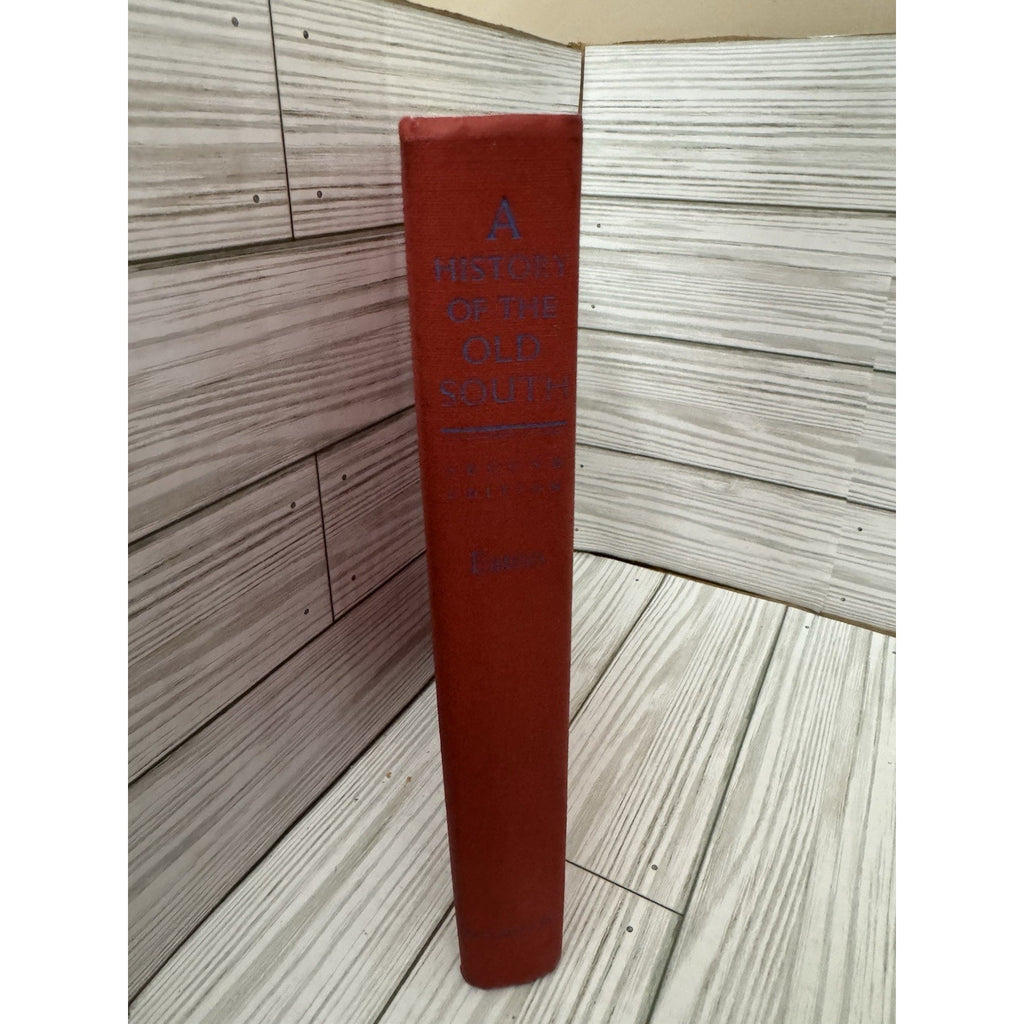 A History of the Old South Clement Eaton 1966 2nd Ed HC Macmillan