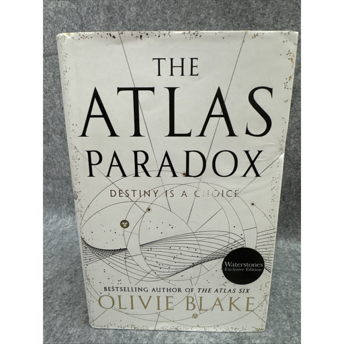 1st UK Print "The Atlas Paradox" Olivie Blake 2022 HC TOR Waterstones Exclusive