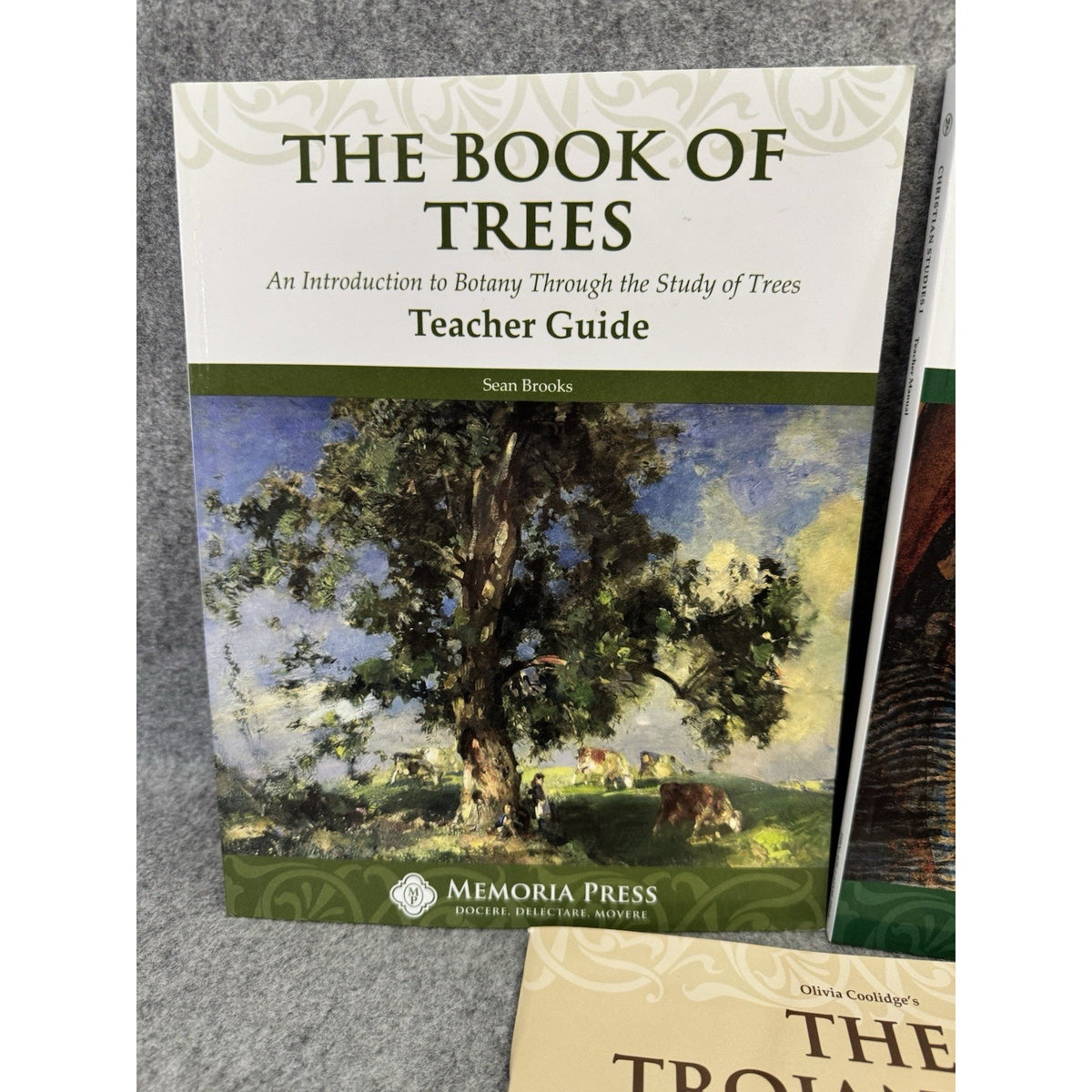 Memoria Press Homeschool Lot Christian Studies Trees Trojan War 3 Books