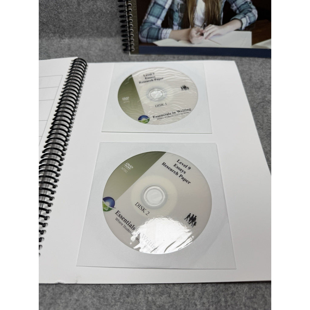 Essentials in Writing Levels 9 & 10 Student Texts DVDs Homeschool Curriculum