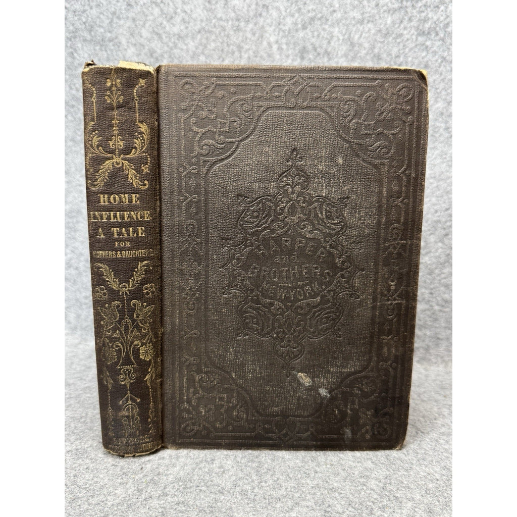 1851 Home Influence Grace Aguilar Mothers & Daughters Harper Decorated Hardcover