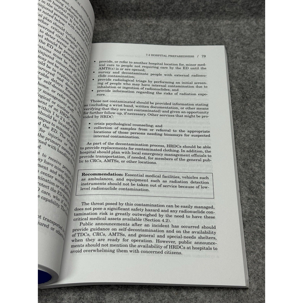 Nuclear Terrorism Incident Response Guide NCRP Report 165 Emergency Planning