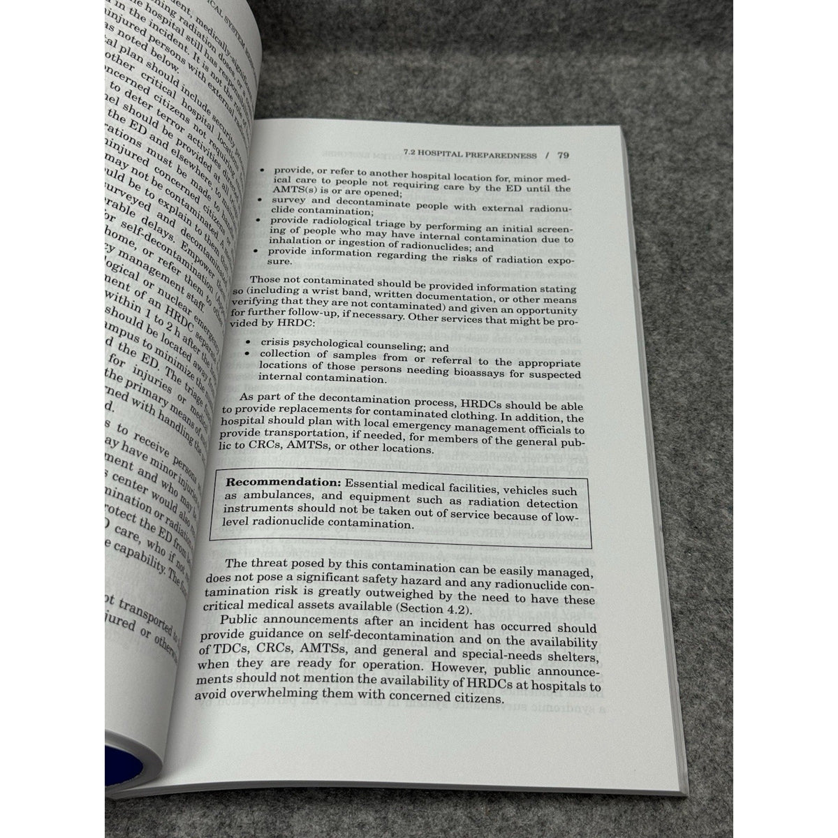 Nuclear Terrorism Incident Response Guide NCRP Report 165 Emergency Planning