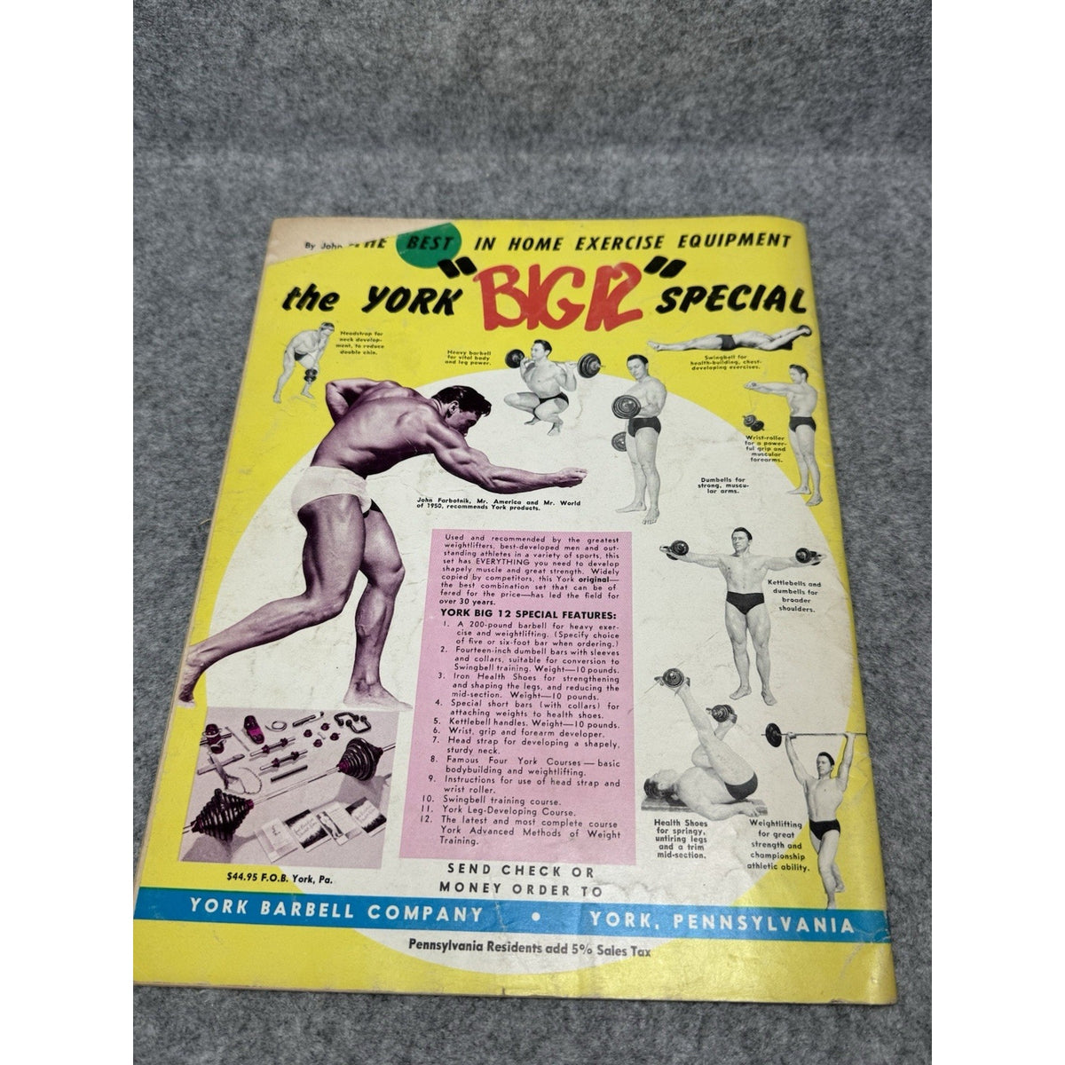 Muscular Development November 1965 Millard Williamson Bodybuilding Magazine