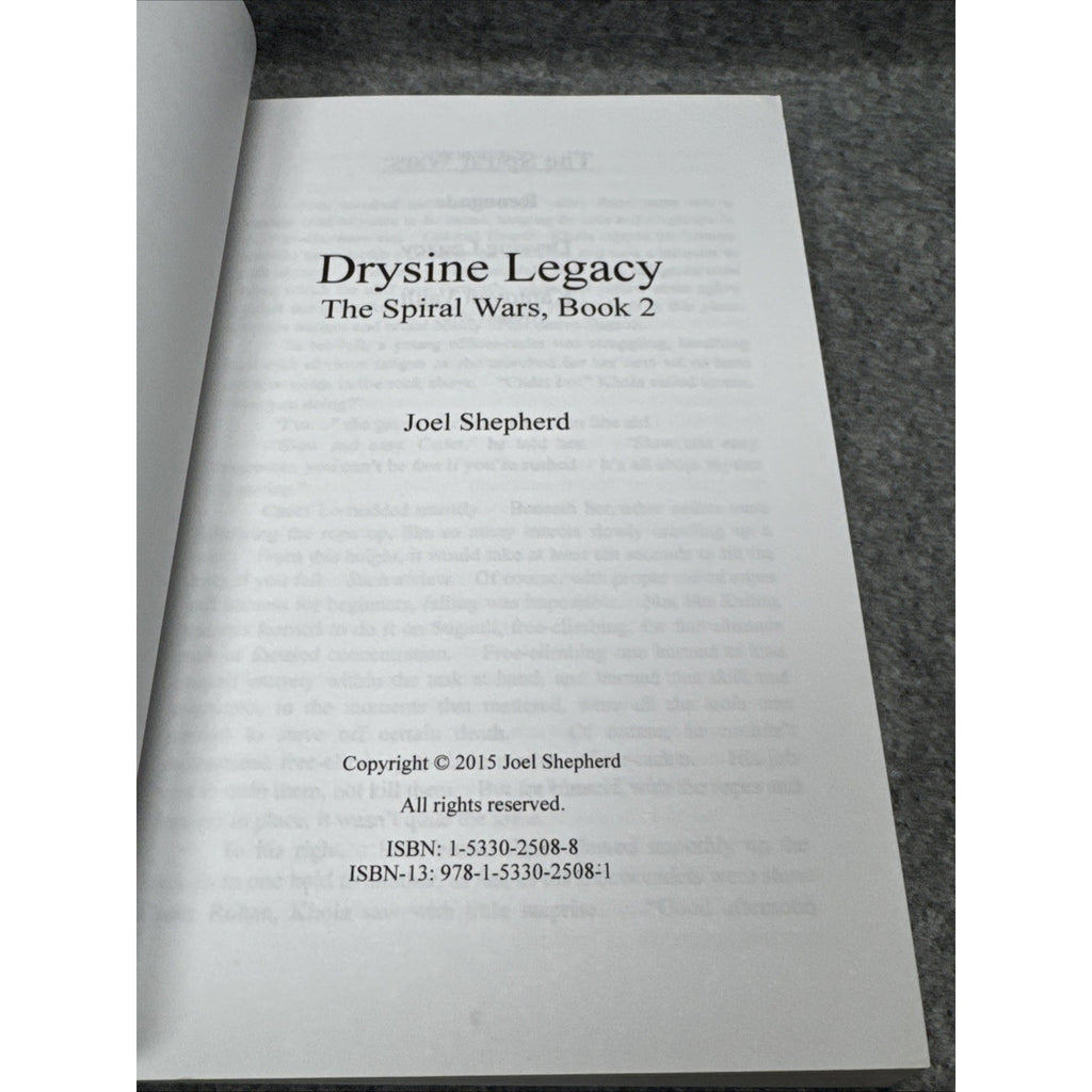 Drysine Legacy : The Spiral Wars by Joel Shepherd (2016, Trade Paperback)