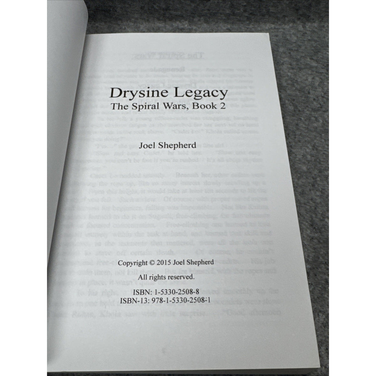 Drysine Legacy : The Spiral Wars by Joel Shepherd (2016, Trade Paperback)