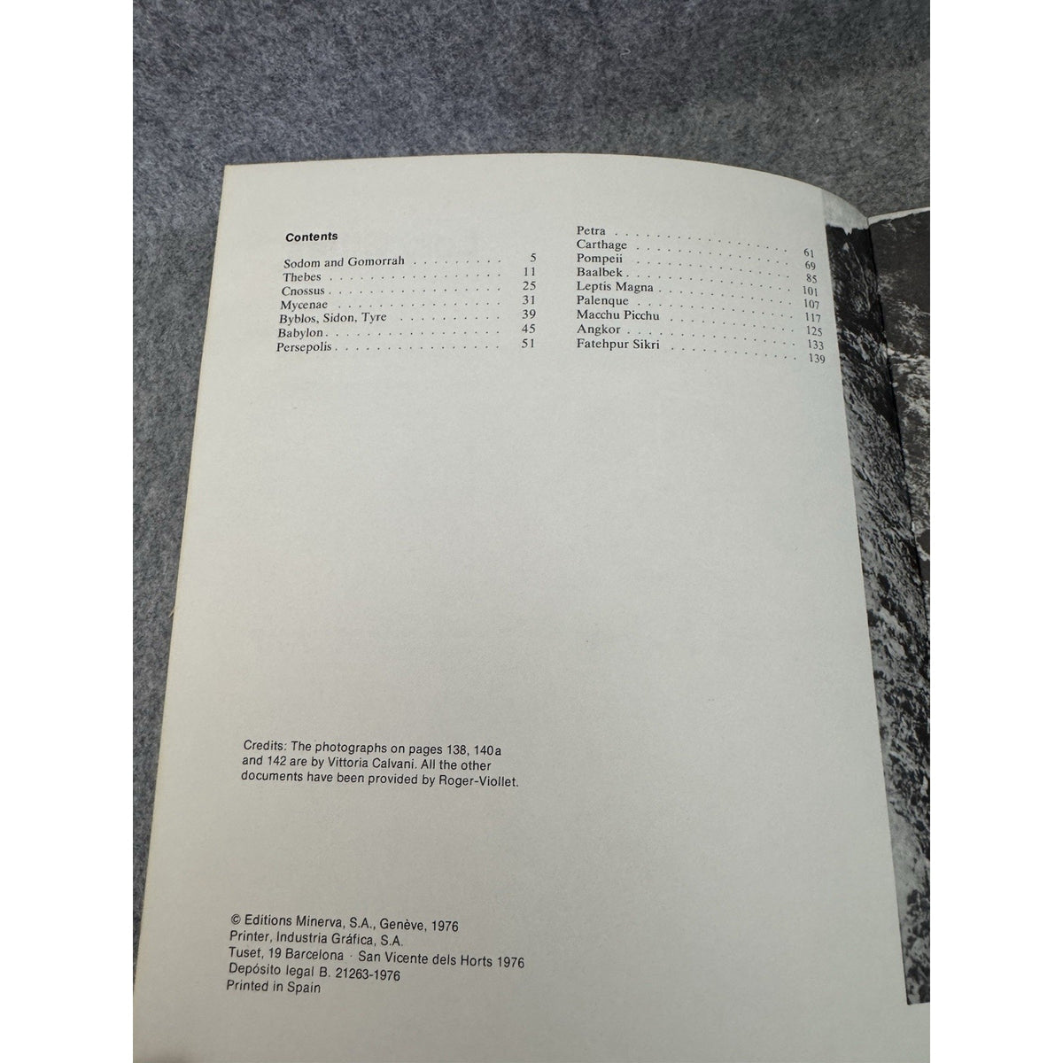 Lost Cities Vittoria Calvani 1976 Hardcover Ancient Civilizations