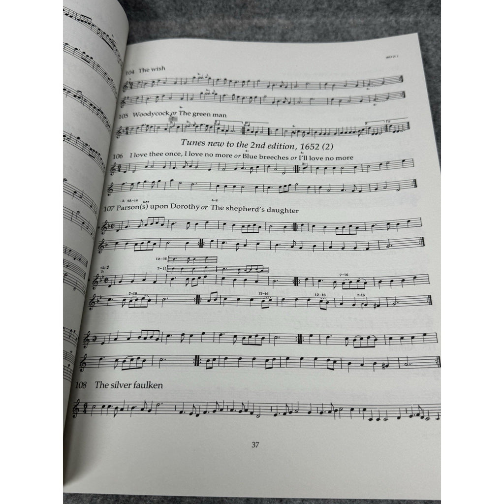 Playford’s Dancing Master Complete Country Dance Tunes Jeremy Barlow 1985