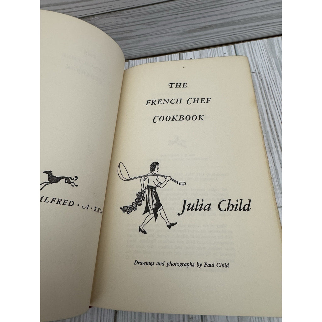 The French Chef Cookbook Julia Child HC 1960s Knopf BCE w/DJ