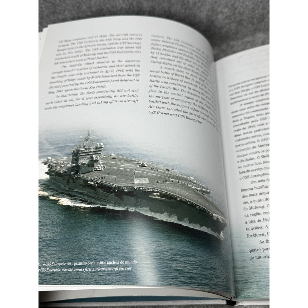 Brazilian Aircraft Carriers Porta-Avioes do Brasil 2012 Inscribed Navy HC