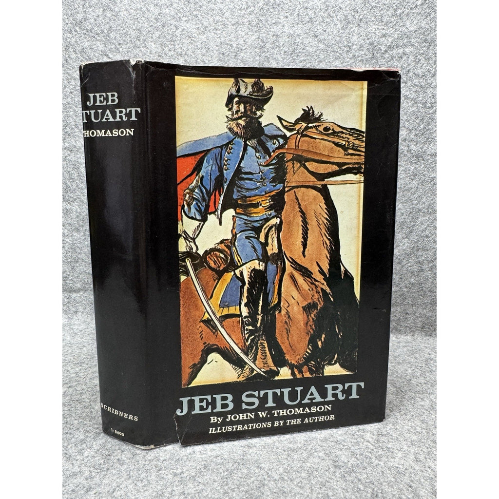 Civil War JEB STUART John W Thomason 1970 Illustrated Maps Hardcover DJ