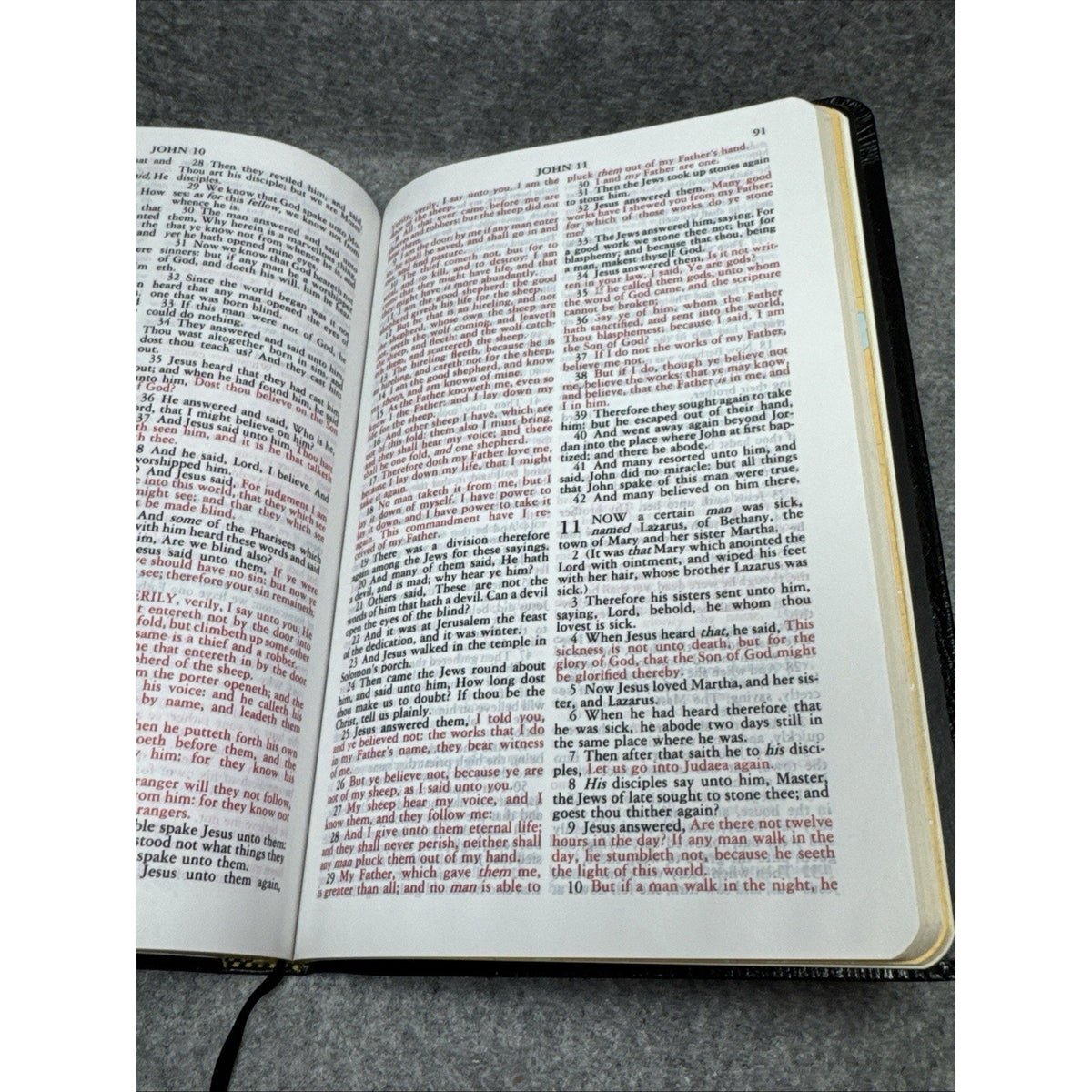 Holy Bible KJV 1983 Executive Heritage Ed Red Letter Leather Tyndale 5.5x8.5