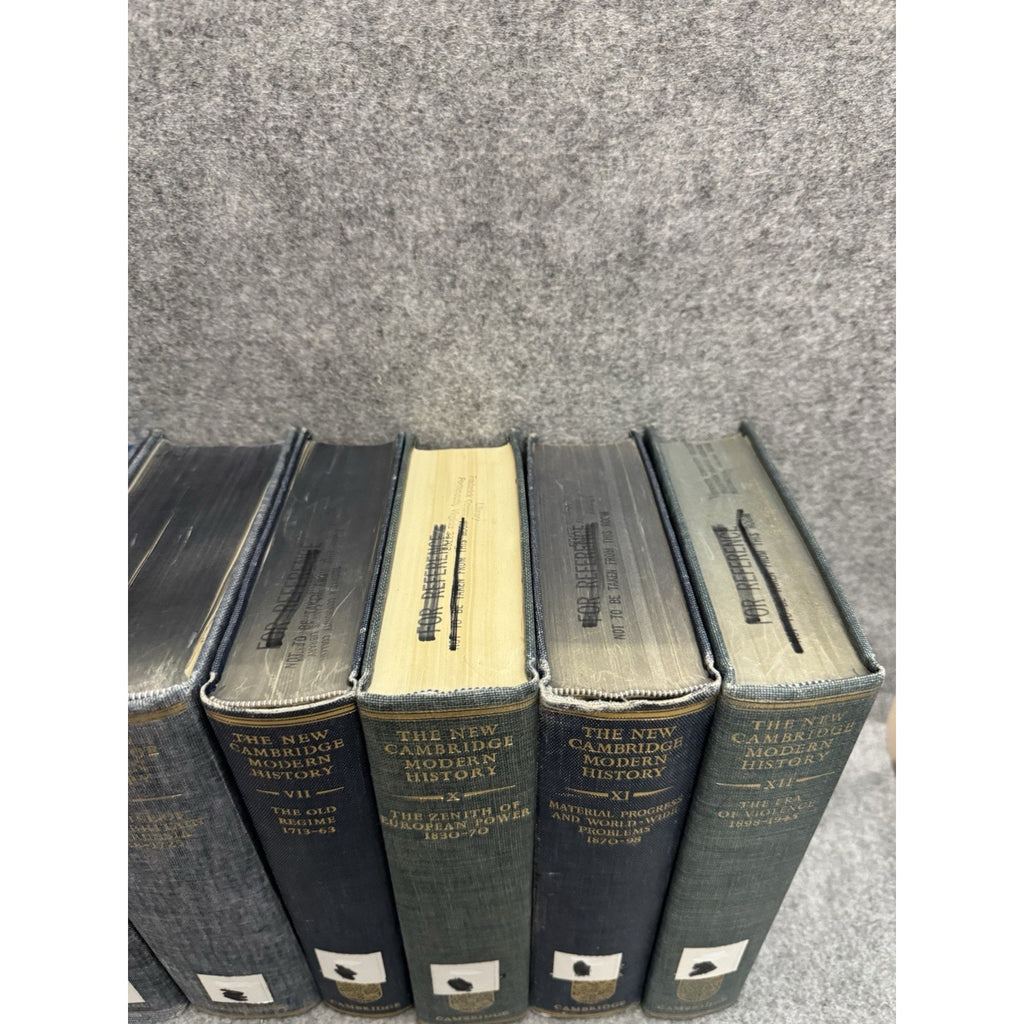 New Cambridge Modern History 9 Volume Hardcover Set Cambridge Press
