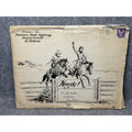 1936 Montana The New Trail Highway Report & Travel Brochure Irvin Shope Art