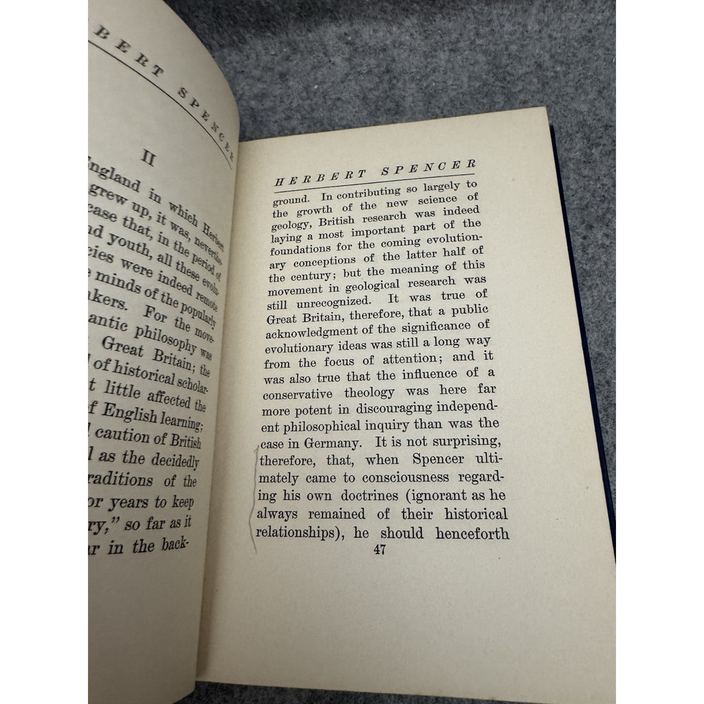 1904 Herbert Spencer An Estimate and Review Josiah Royce Philosophy HC